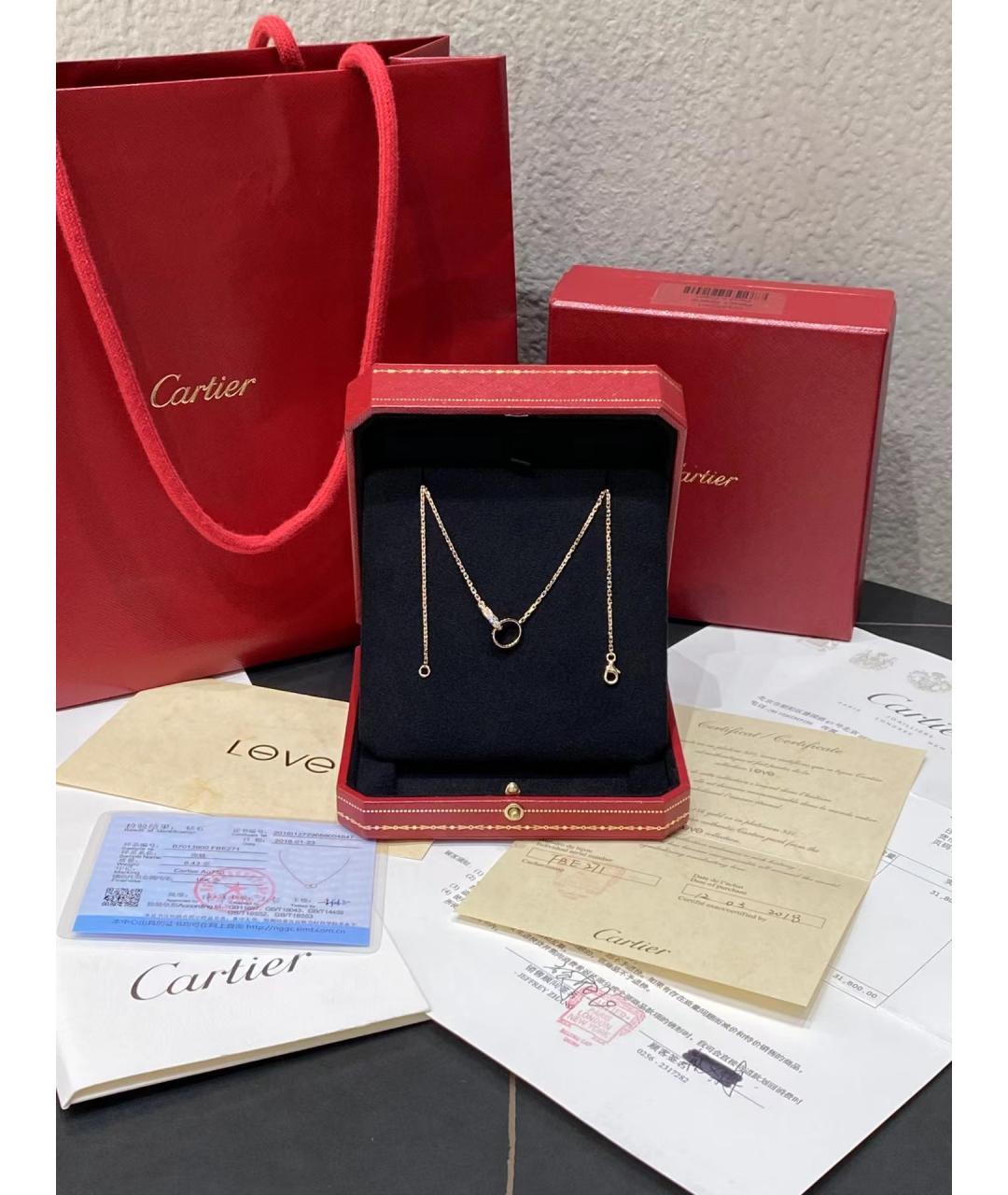 CARTIER Колье из розового золота, фото 3