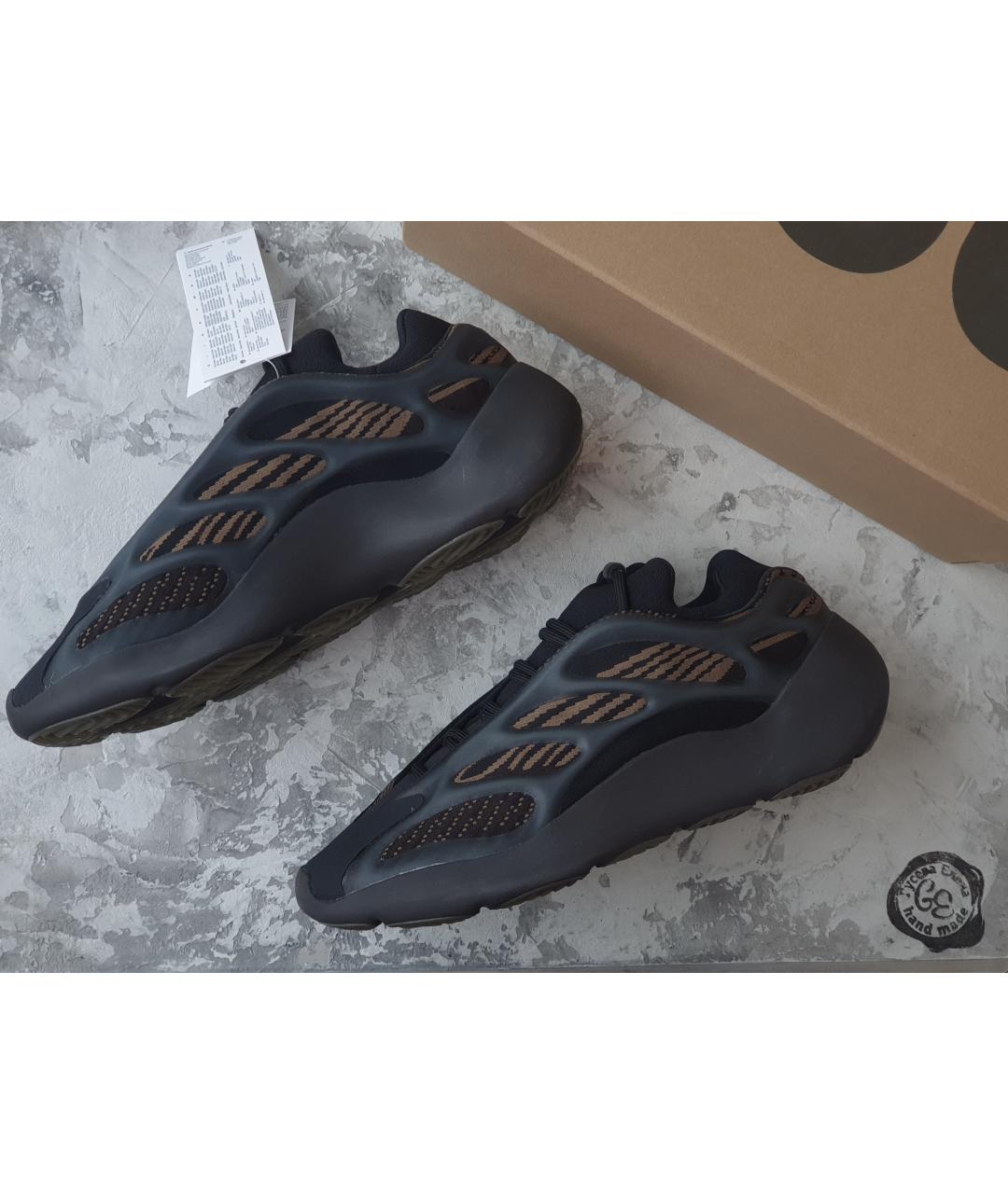 ADIDAS YEEZY Черные текстильные кроссовки, фото 4