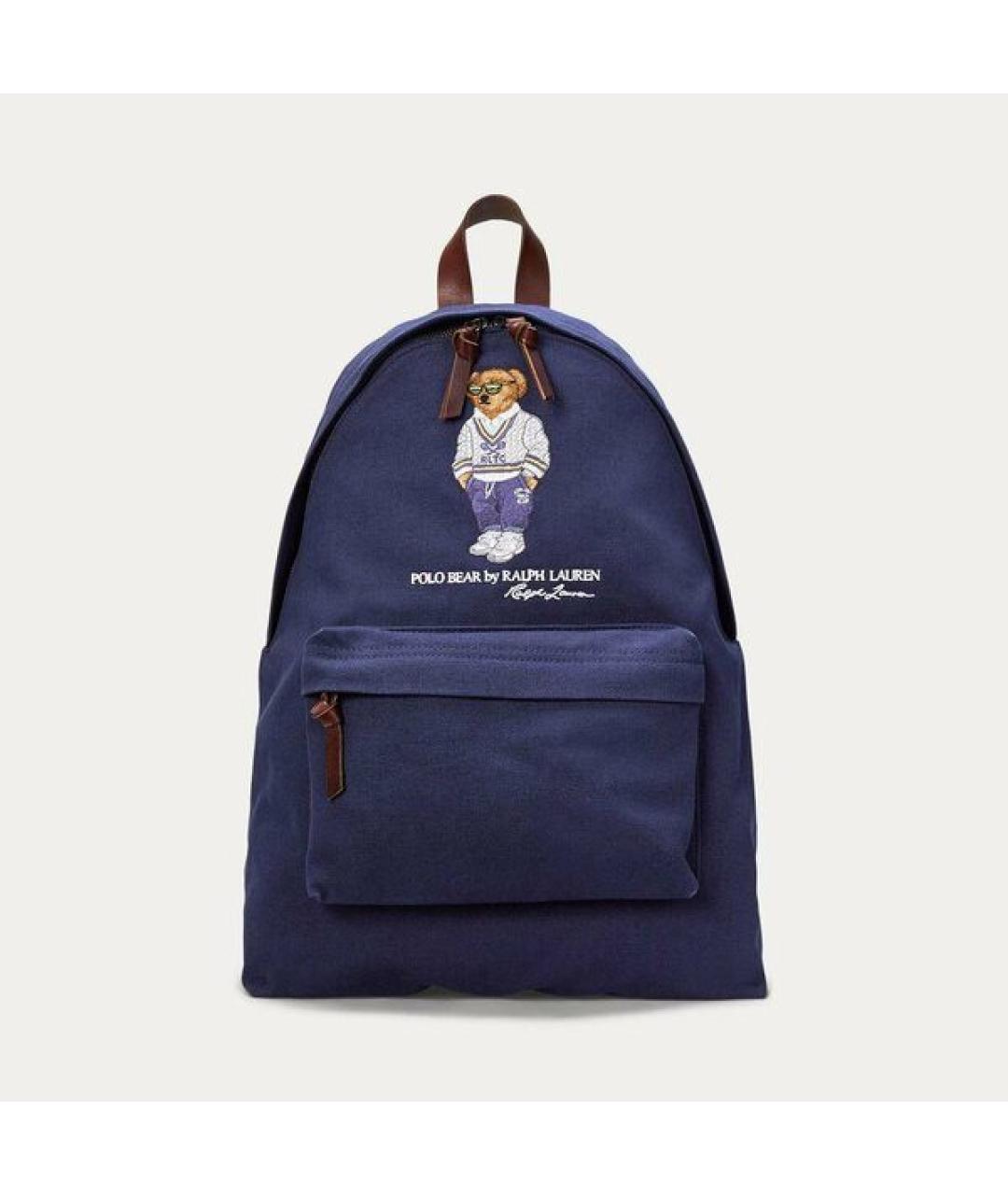 POLO RALPH LAUREN Синий хлопковый рюкзак, фото 1