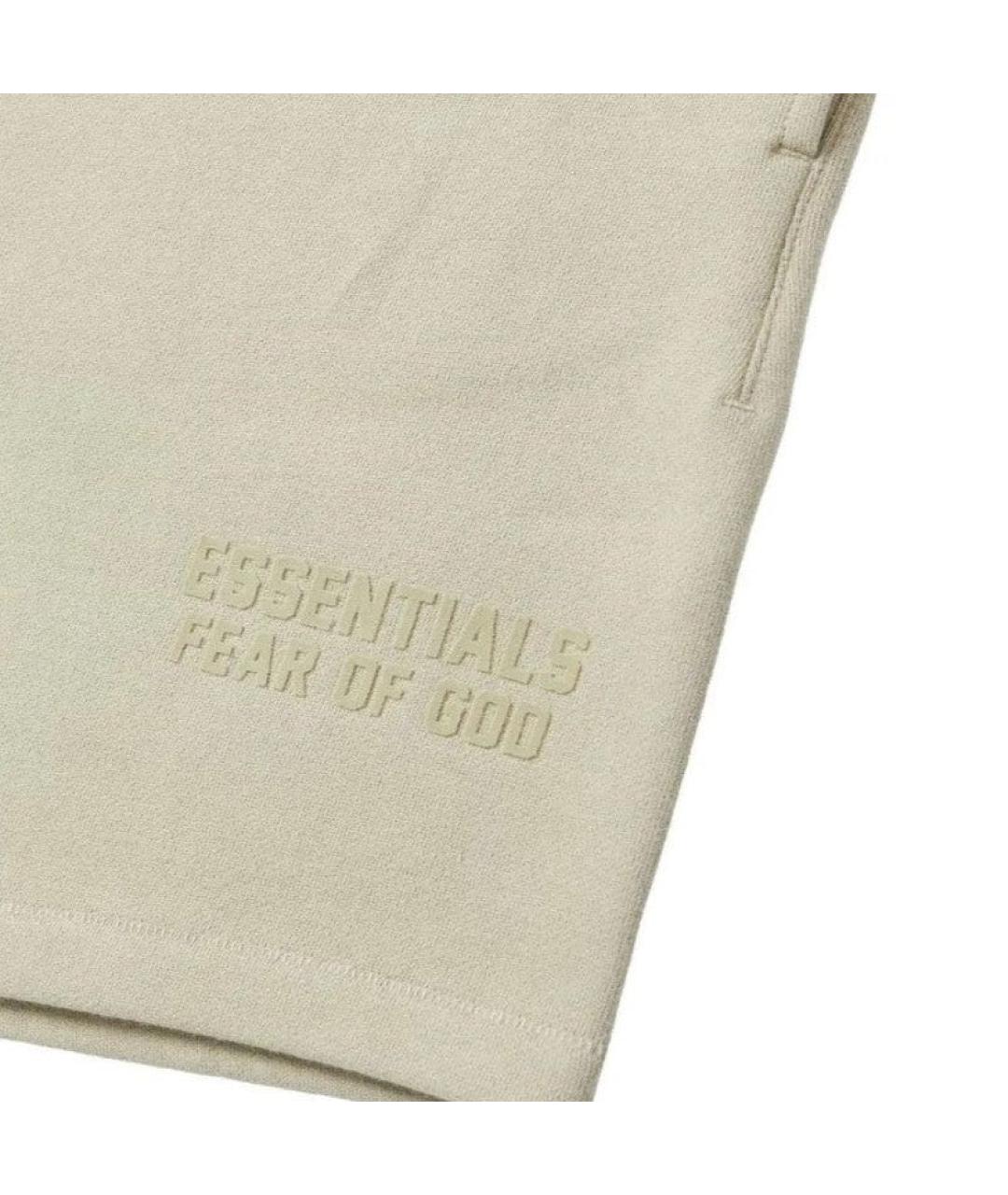 FEAR OF GOD ESSENTIALS Бежевые хлопковые шорты, фото 2