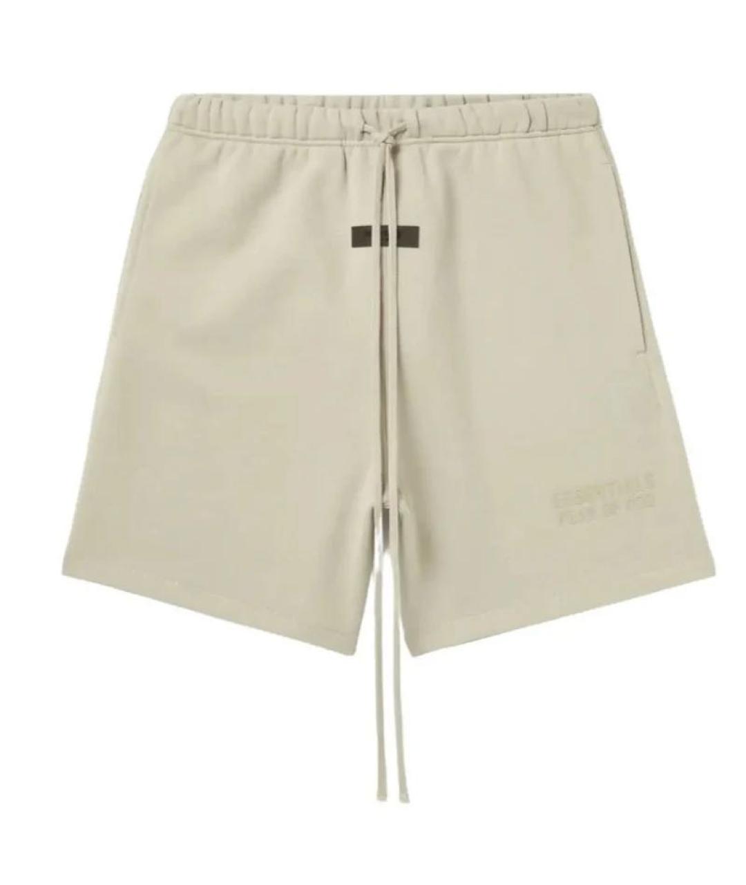 FEAR OF GOD ESSENTIALS Бежевые хлопковые шорты, фото 1