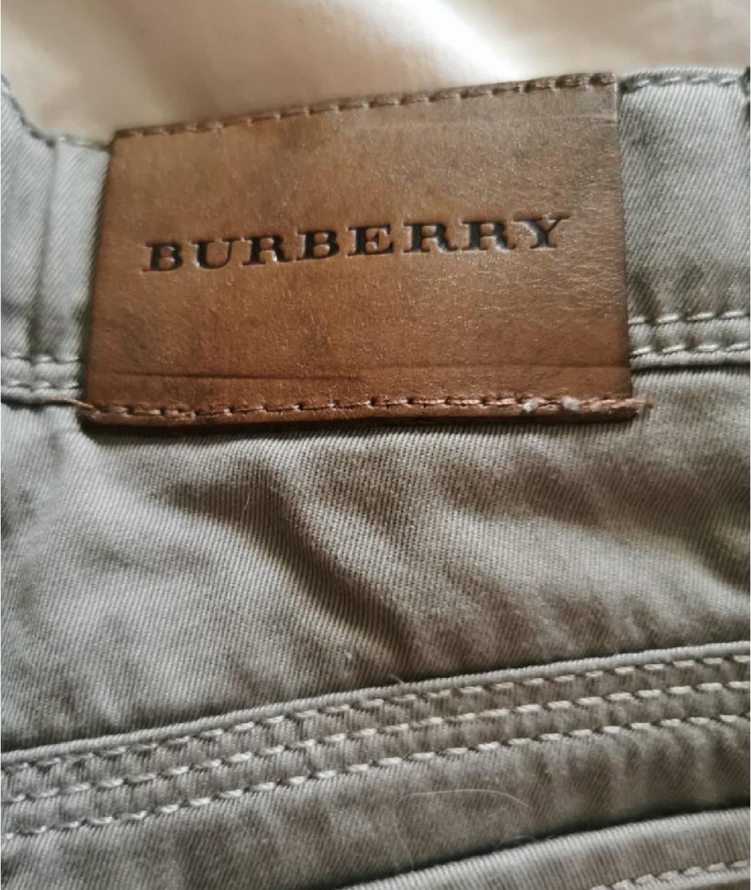 BURBERRY Хлопковые брюки и шорты, фото 4