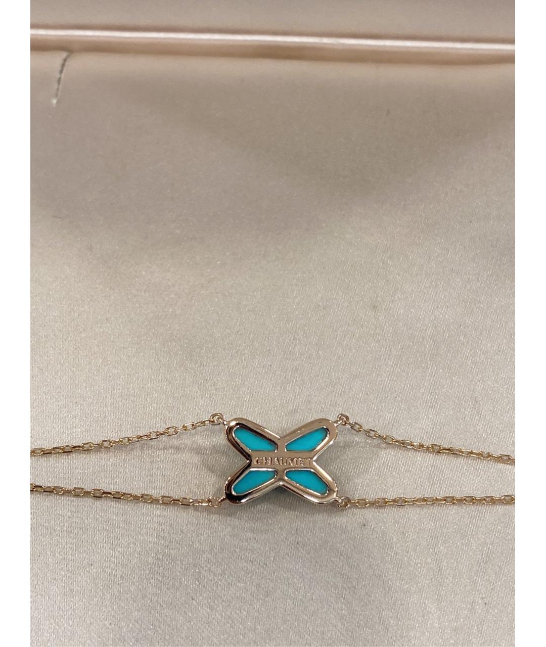 CHAUMET Бирюзовый браслет из розового золота, фото 5
