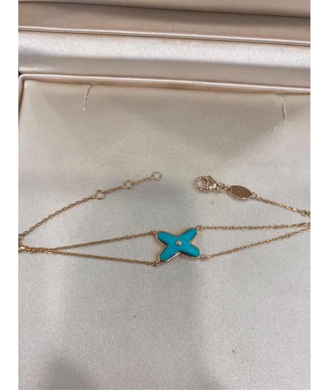 CHAUMET Бирюзовый браслет из розового золота, фото 2
