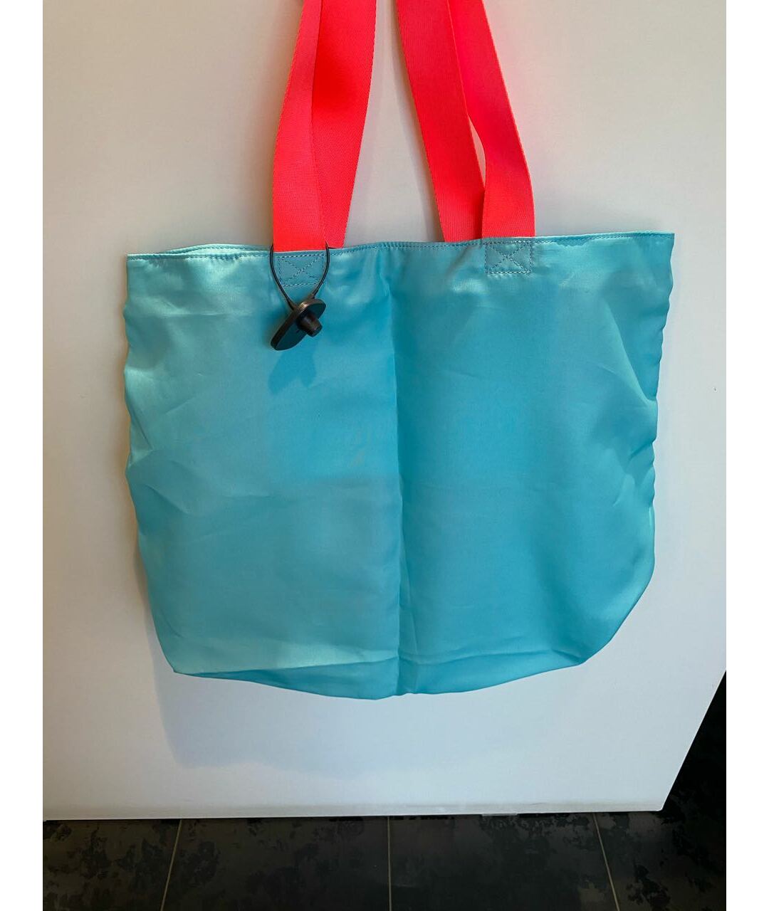 EMPORIO ARMANI Голубая пляжная сумка, фото 5