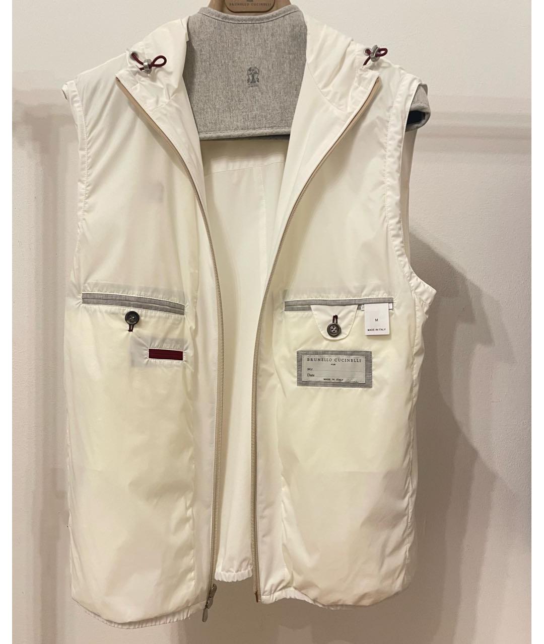 BRUNELLO CUCINELLI Белый жилет, фото 4