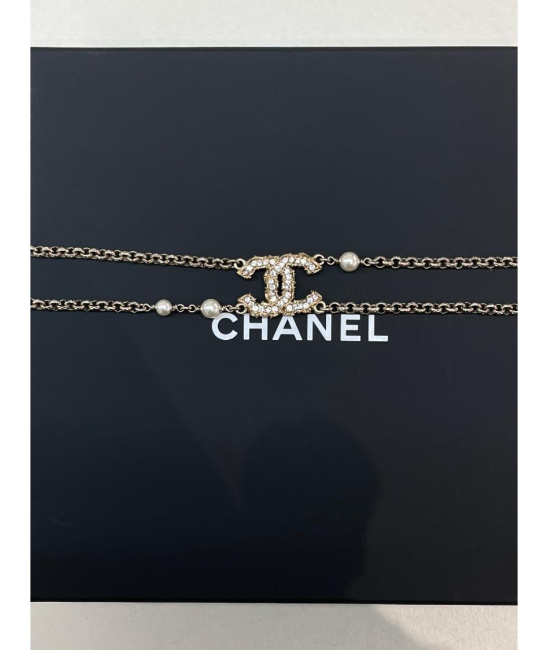 CHANEL Золотое колье, фото 3