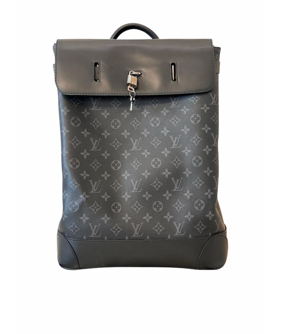 LOUIS VUITTON Серый кожаный рюкзак, фото 1