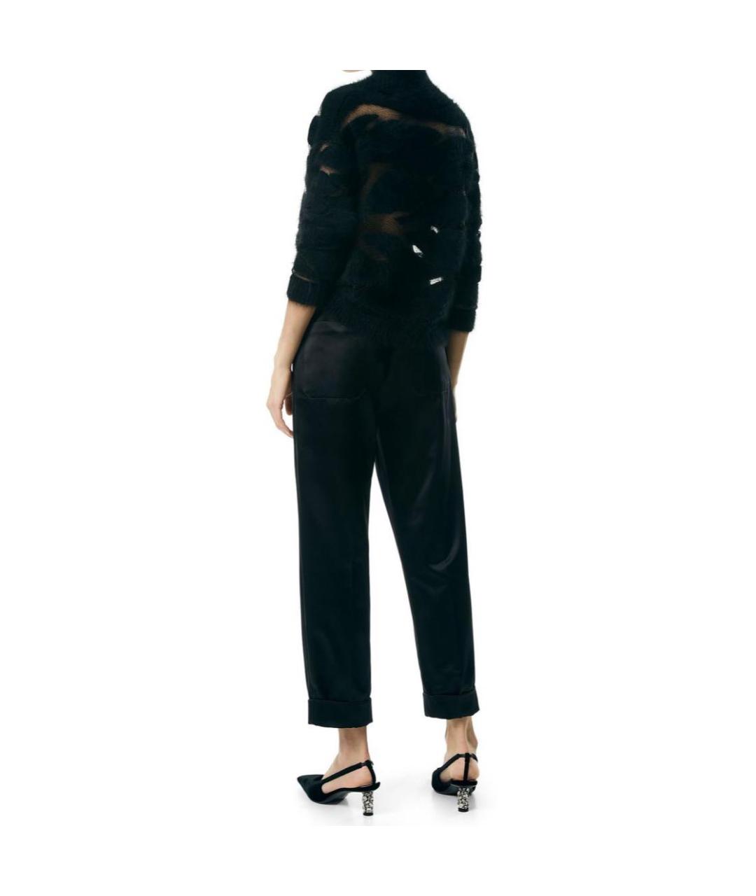 TOM FORD Черные шелковые прямые брюки, фото 3