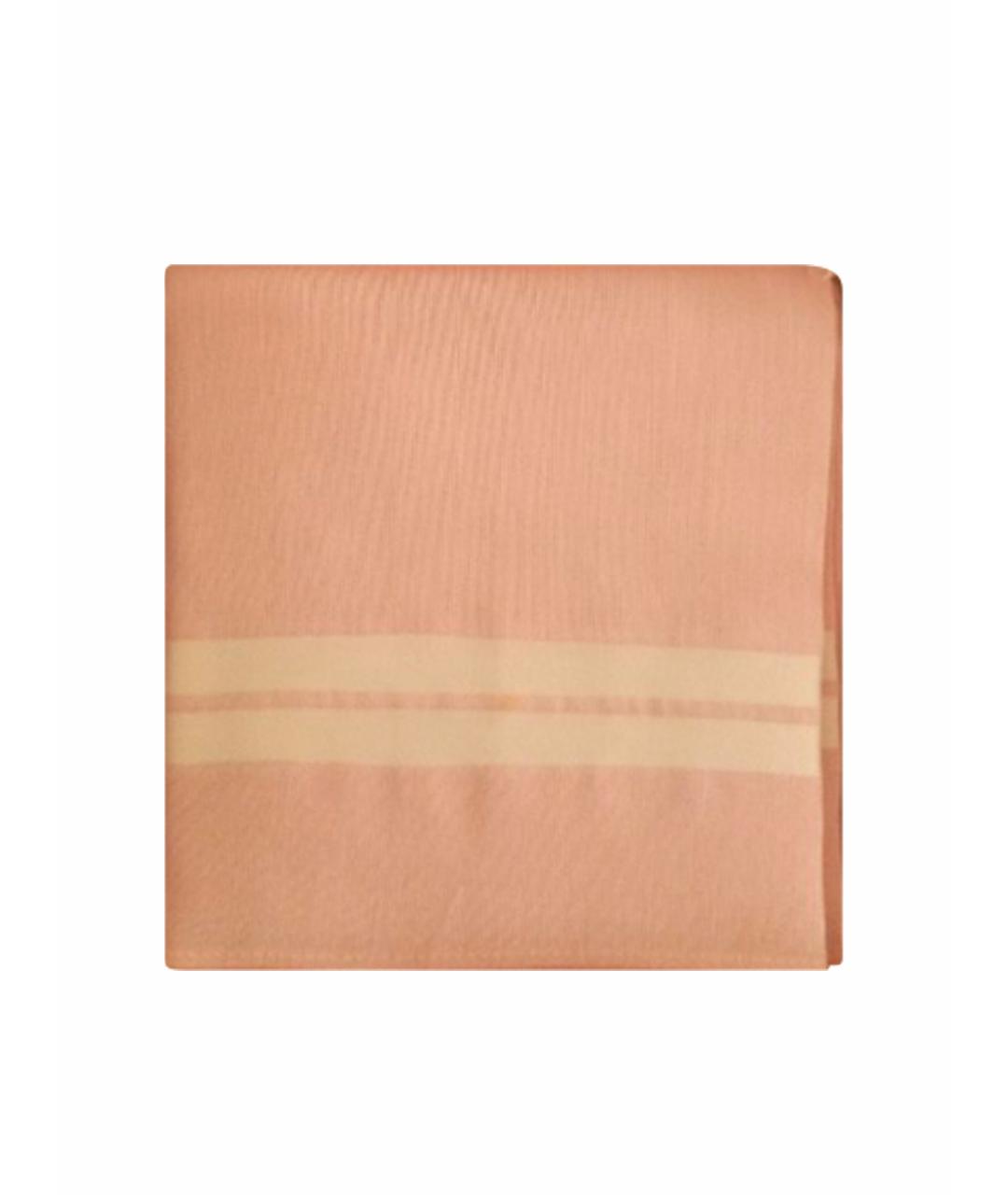 HERMES Розовый платок, фото 1