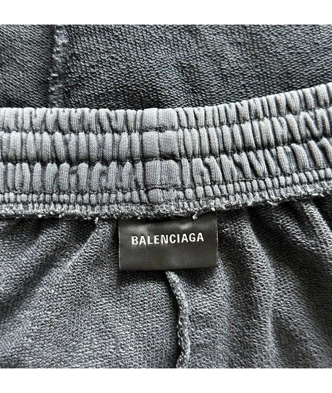 BALENCIAGA Антрацитовые повседневные брюки, фото 4