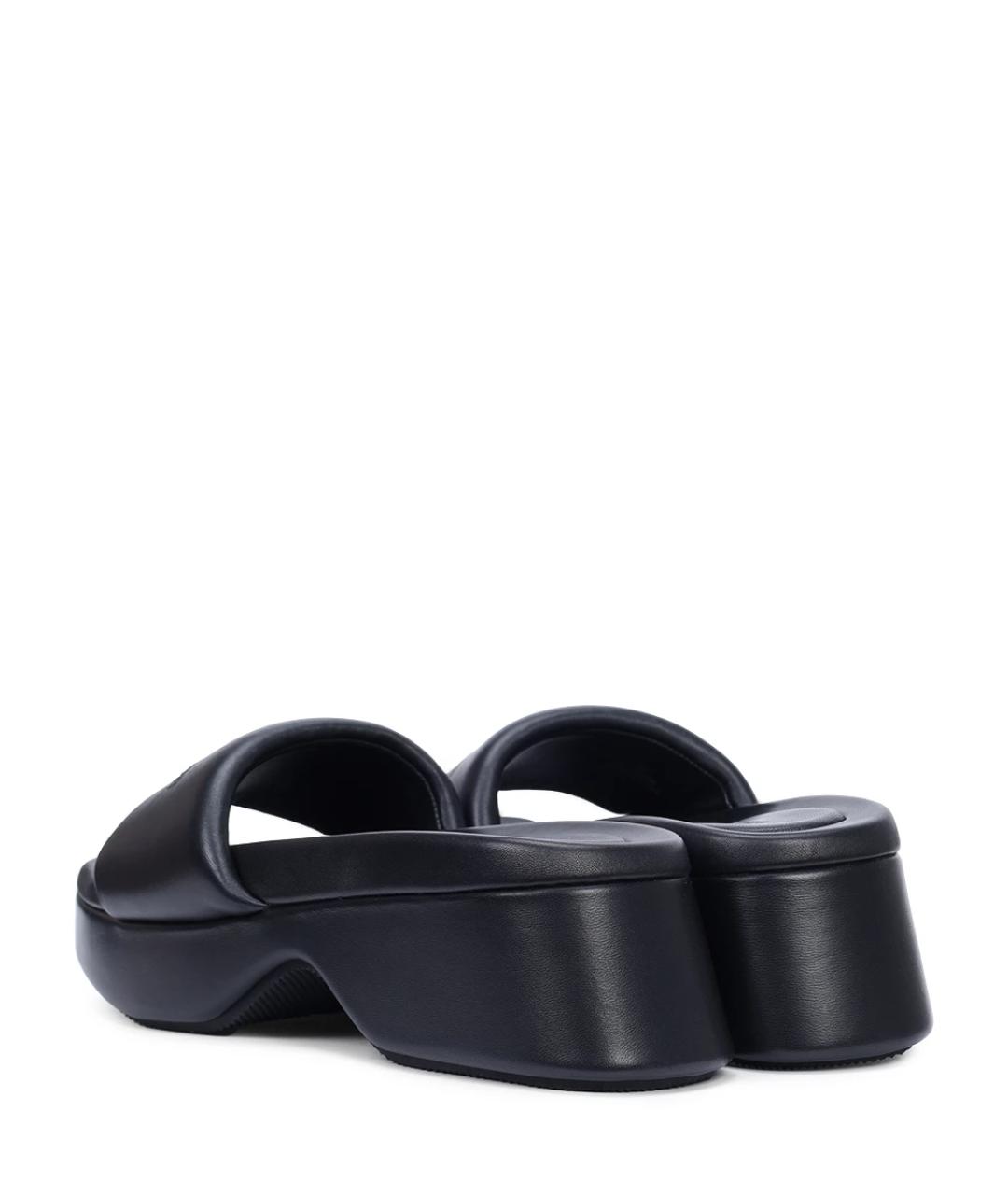 ALEXANDER WANG Черные шлепанцы, фото 4