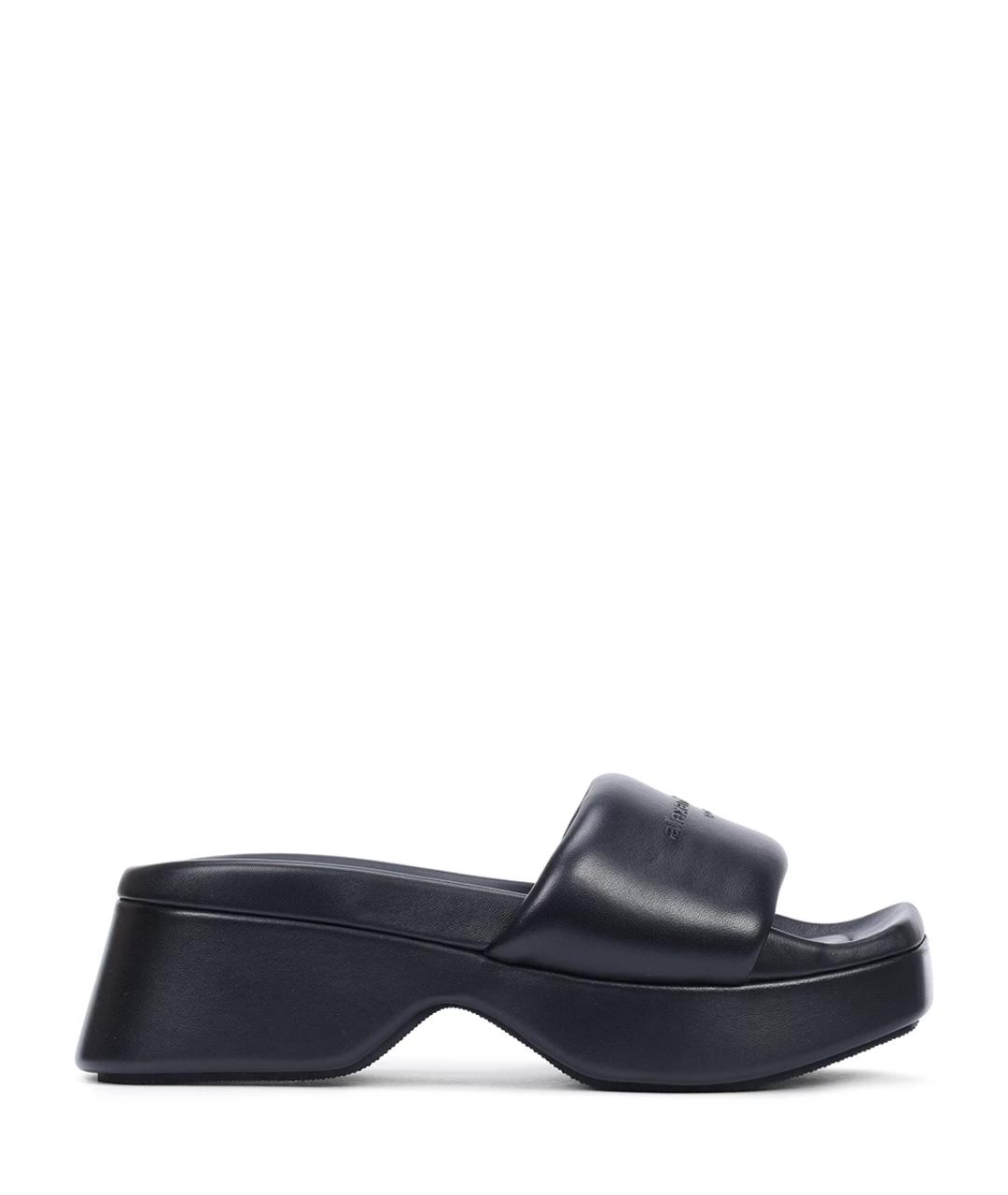 ALEXANDER WANG Черные шлепанцы, фото 1