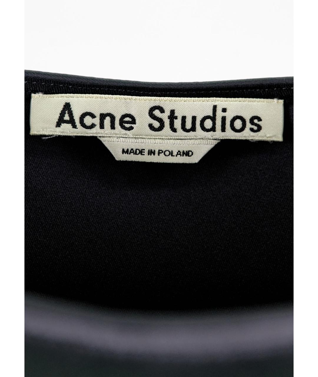 ACNE STUDIOS Серая ацетатная майка, фото 3