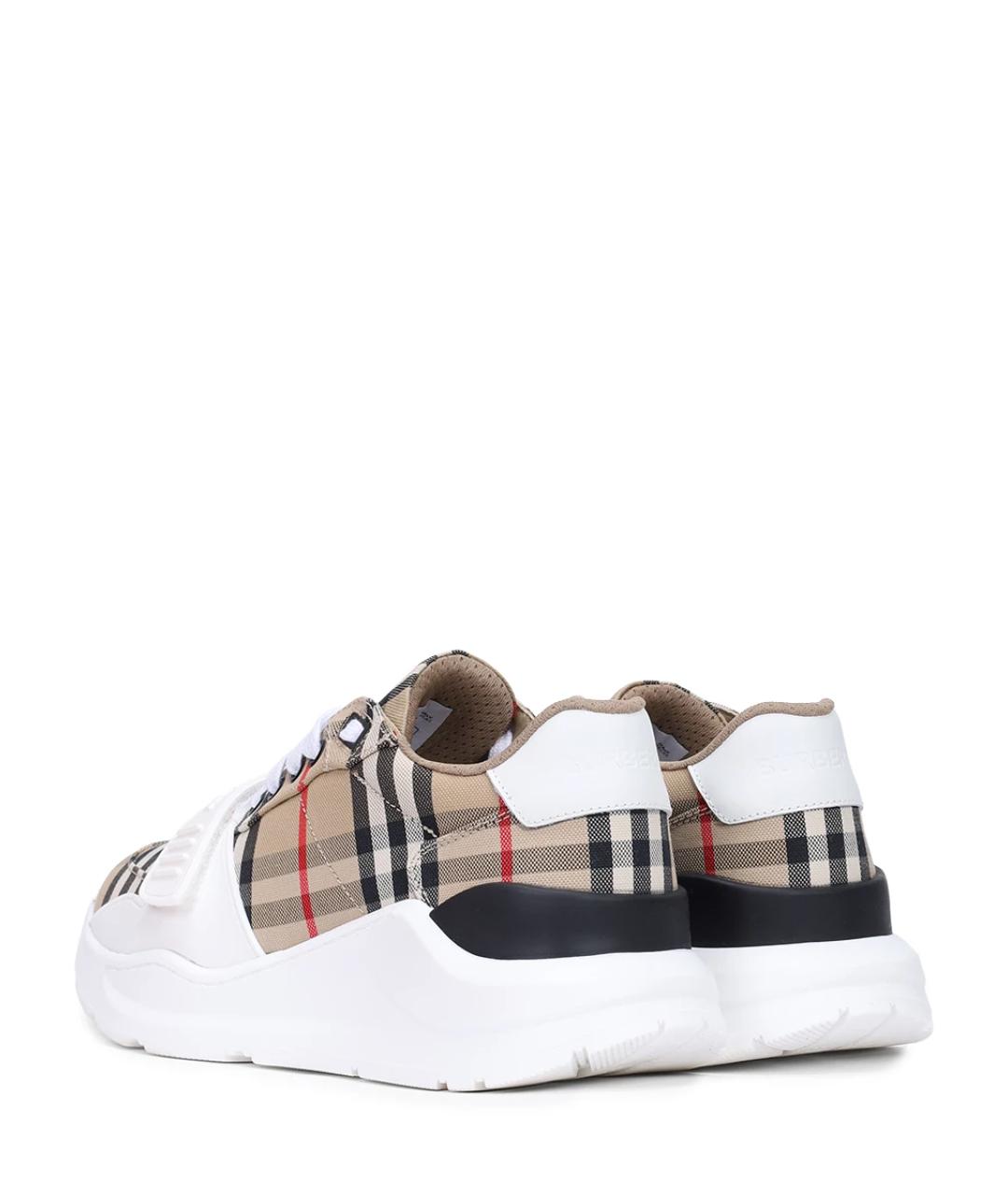 BURBERRY Бежевые слипоны, фото 4