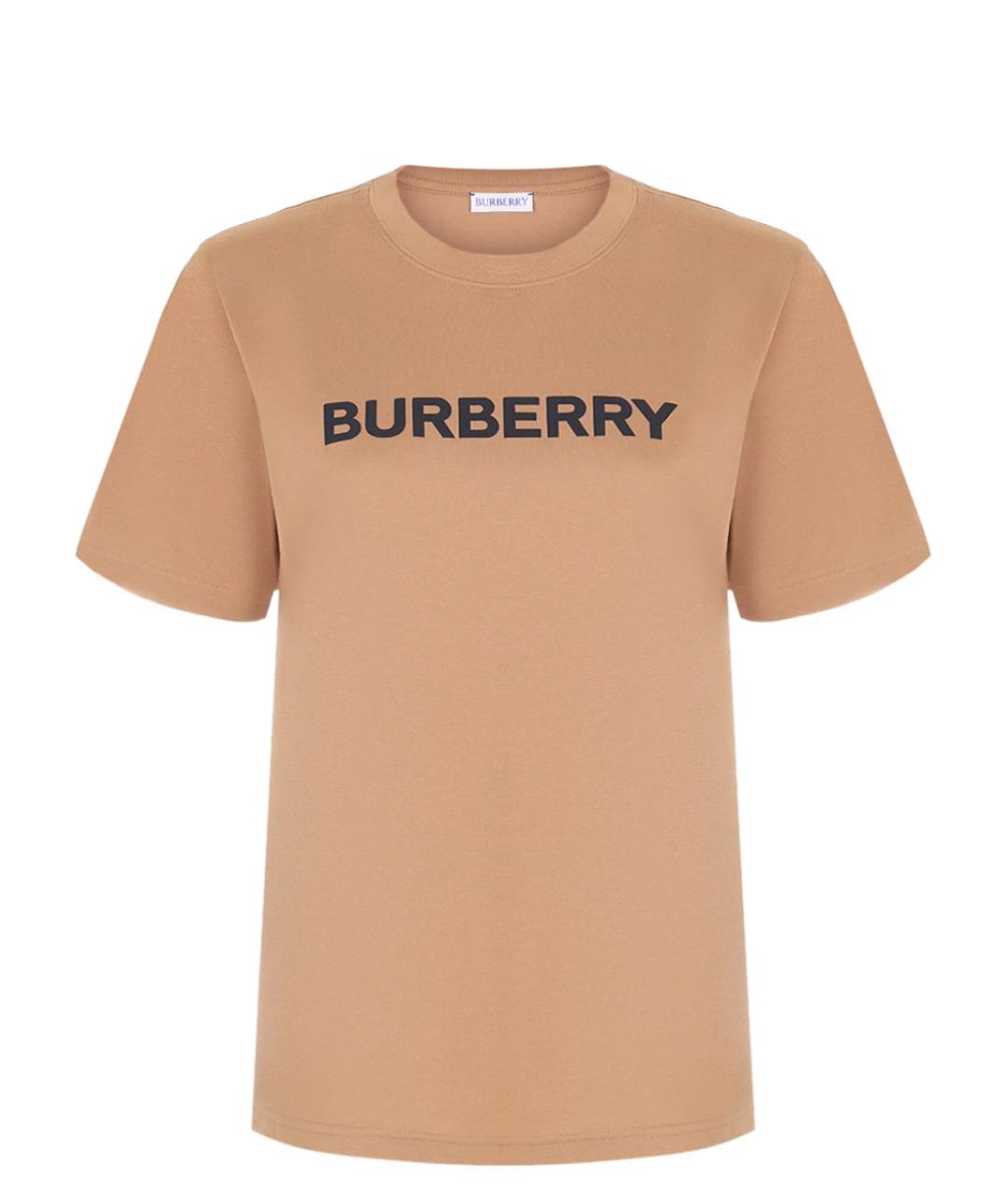 BURBERRY Бежевая футболка, фото 1