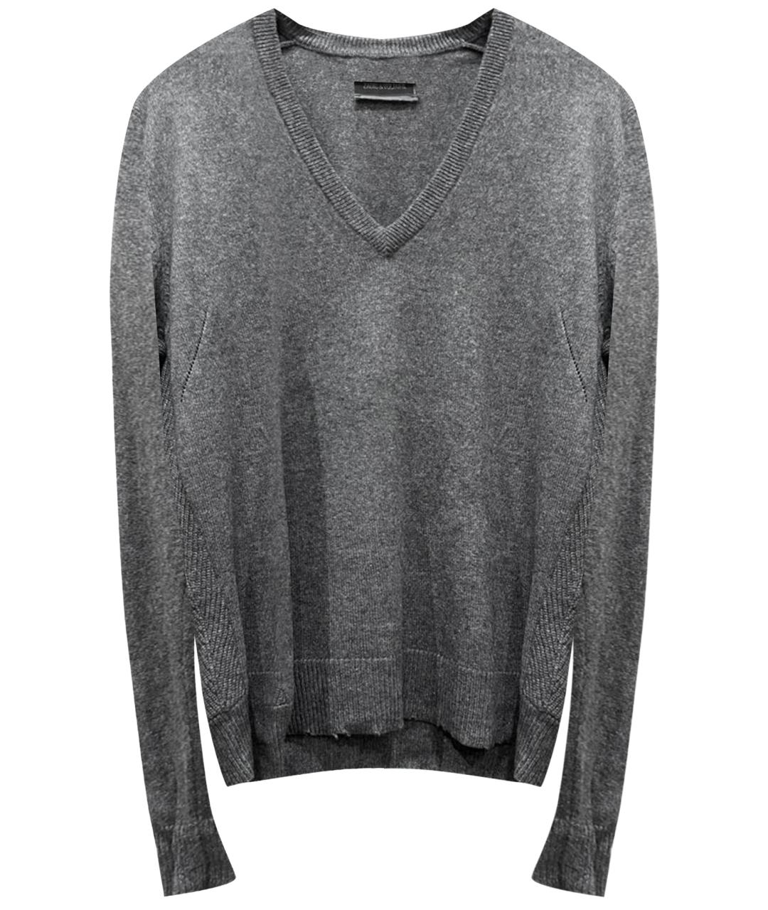 ZADIG & VOLTAIRE Серый шерстяной джемпер / свитер, фото 1