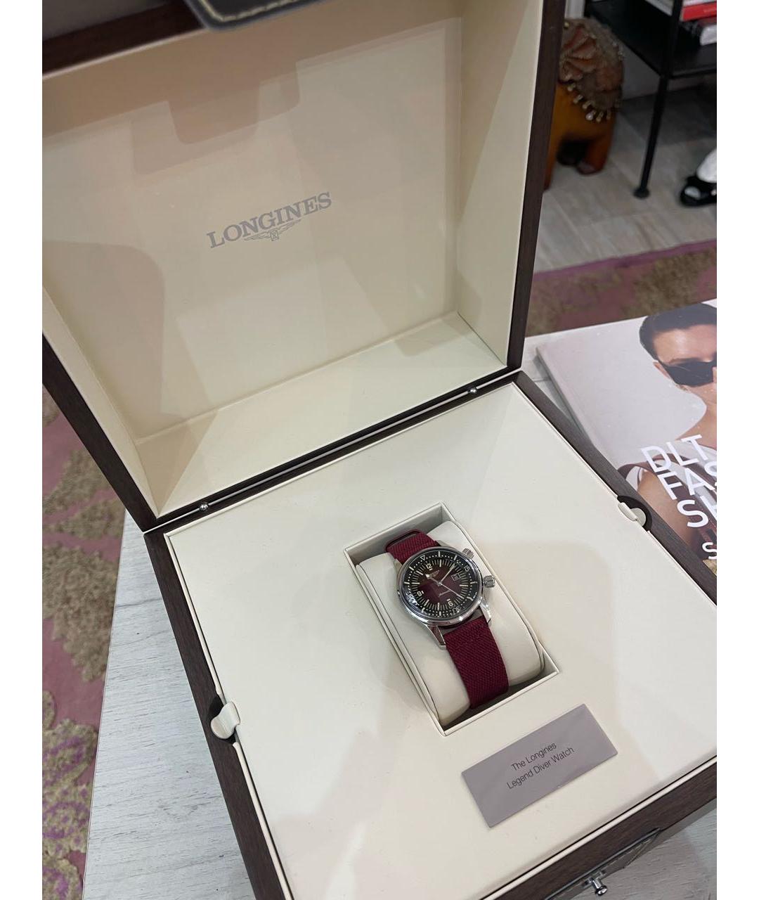 LONGINES Серебряные часы, фото 8