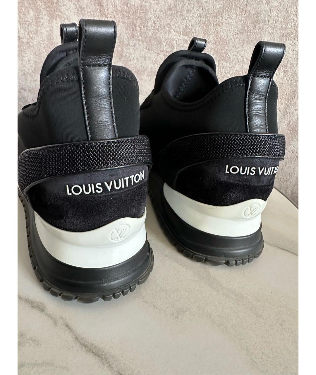 LOUIS VUITTON Черные кроссовки, фото 3
