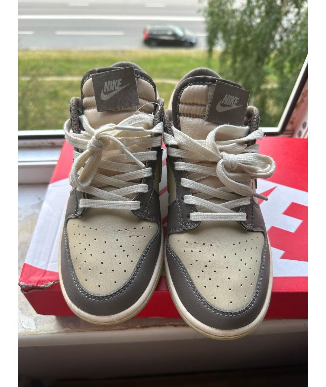 NIKE Мульти кожаные кеды, фото 6