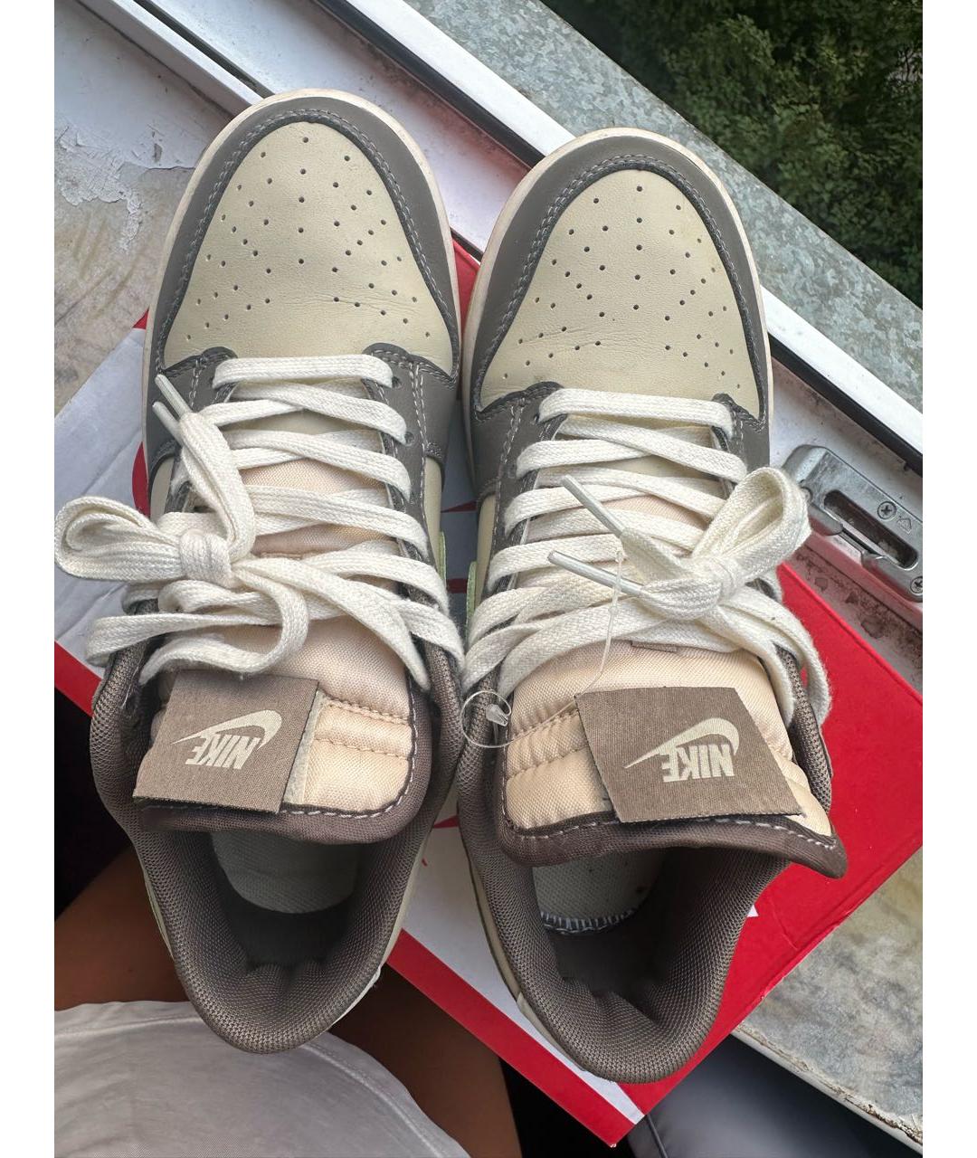 NIKE Мульти кожаные кеды, фото 4