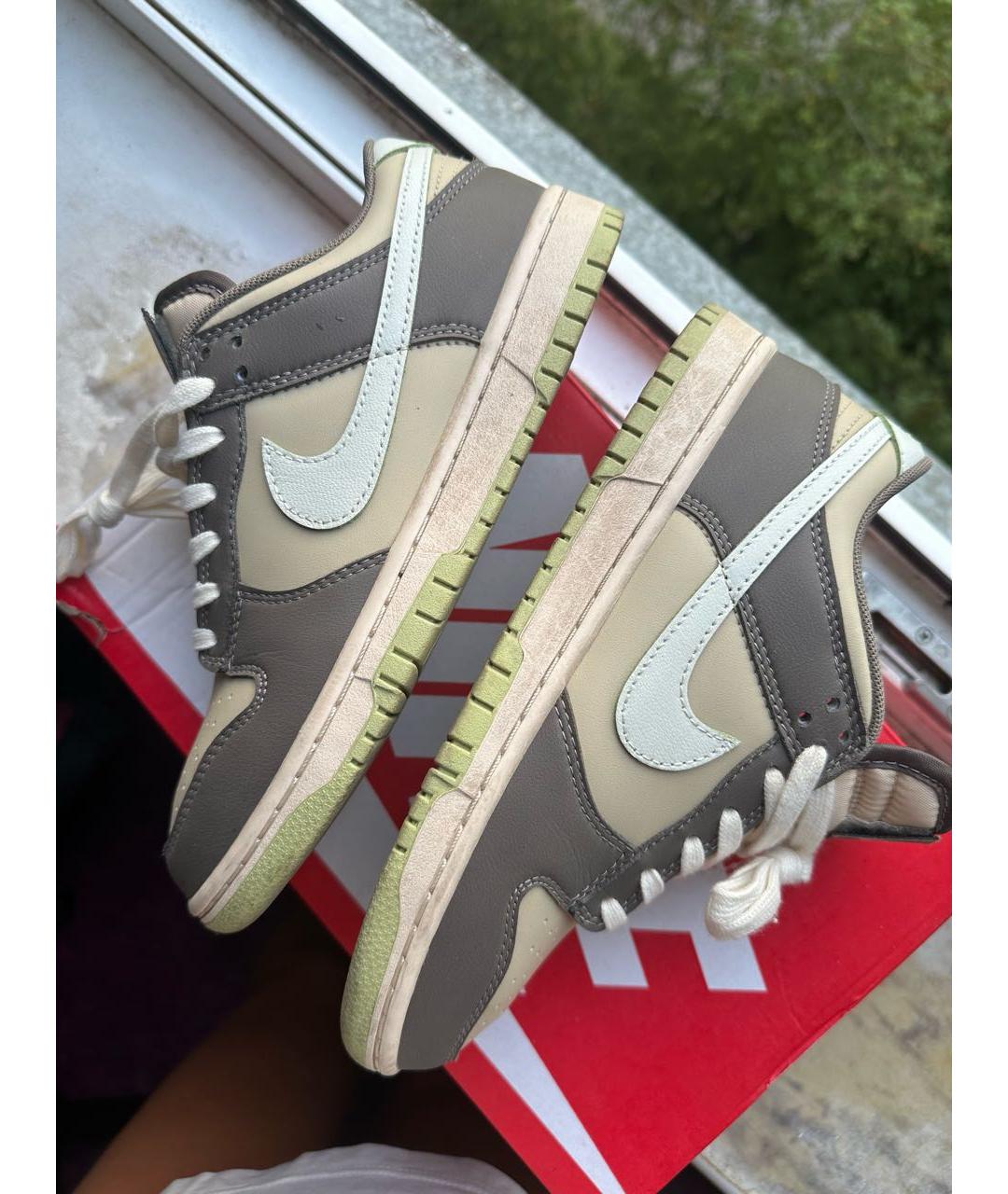 NIKE Мульти кожаные кеды, фото 9