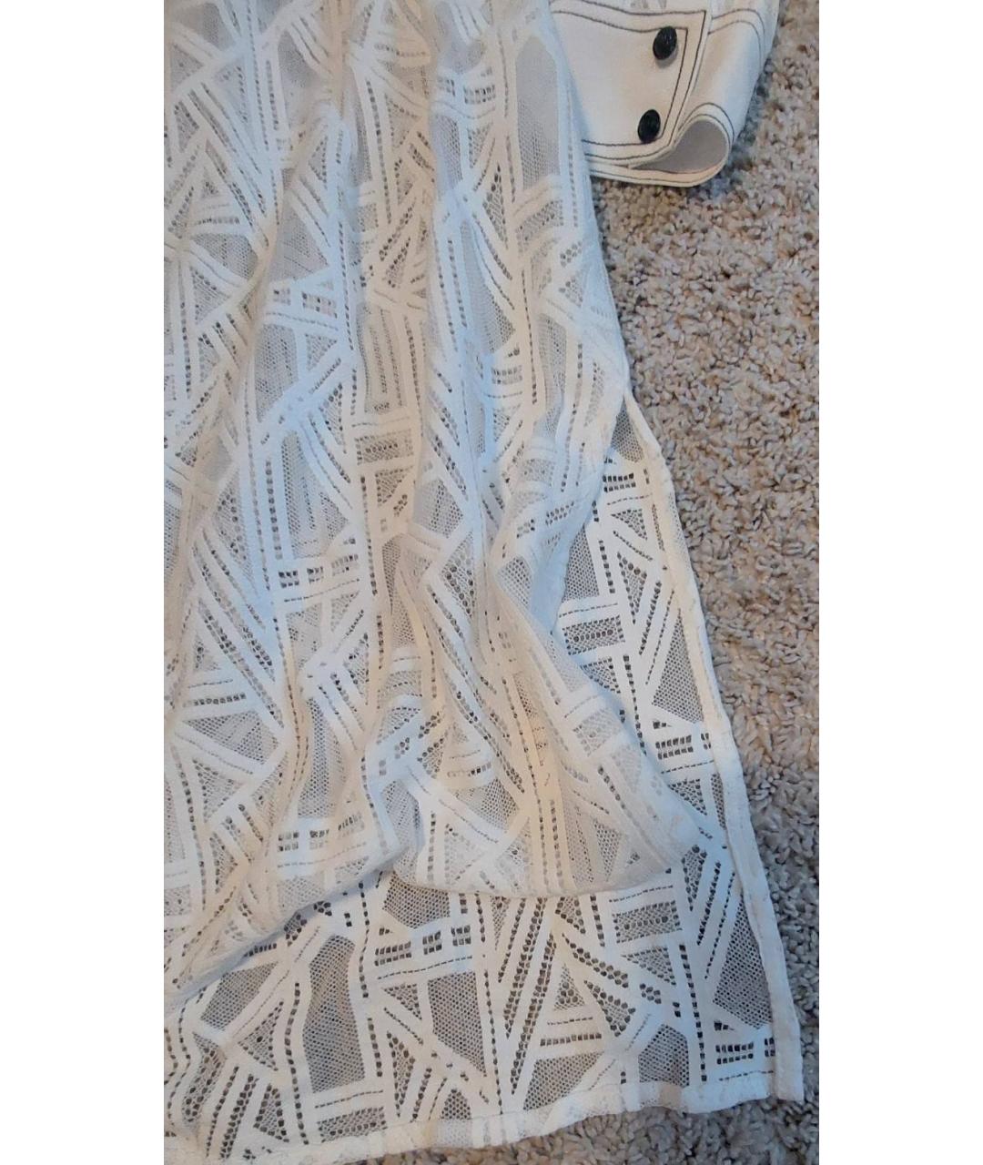 KARL LAGERFELD Белое полиэстеровое повседневное платье, фото 9