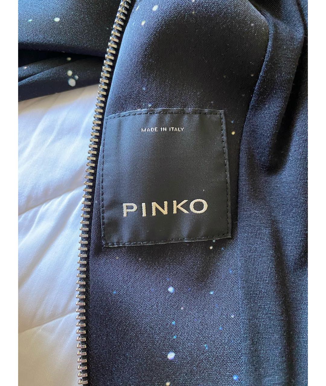 PINKO Черная полиэстеровая куртка, фото 3