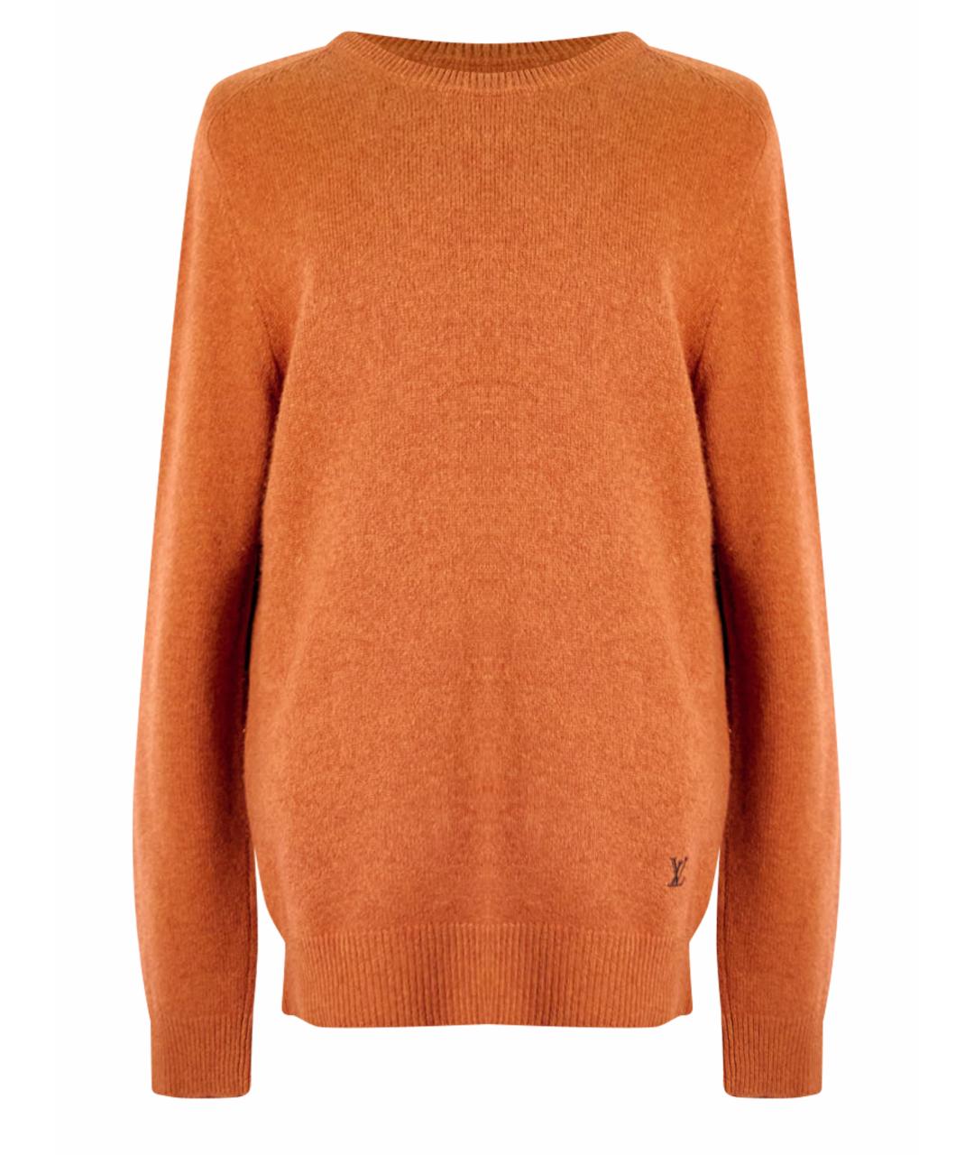 LOUIS VUITTON Оранжевый кашемировый джемпер / свитер, фото 1