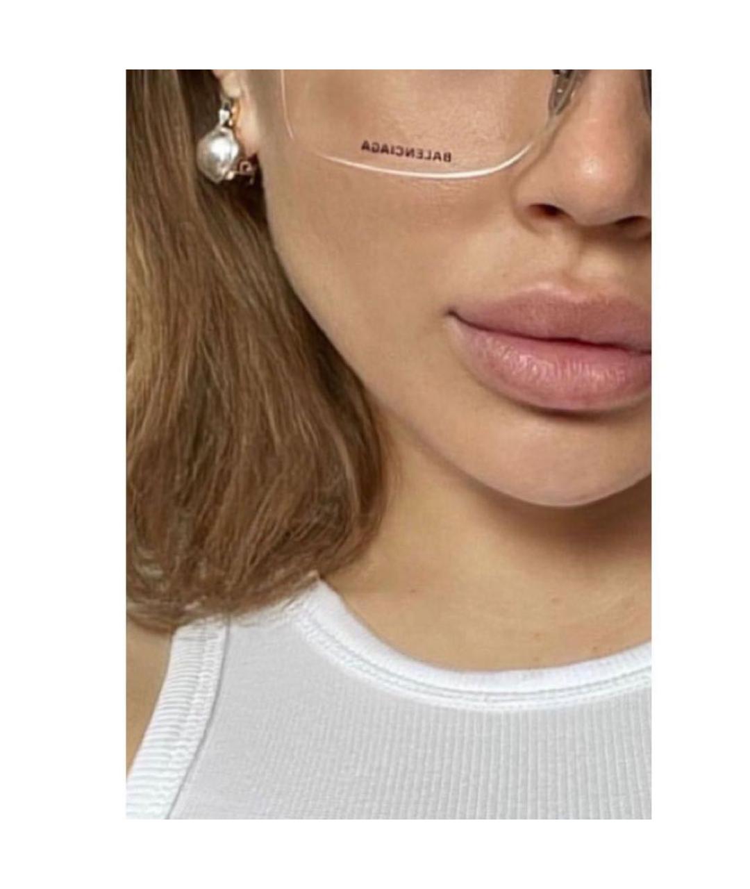 BALENCIAGA Серебряные металлические солнцезащитные очки, фото 6