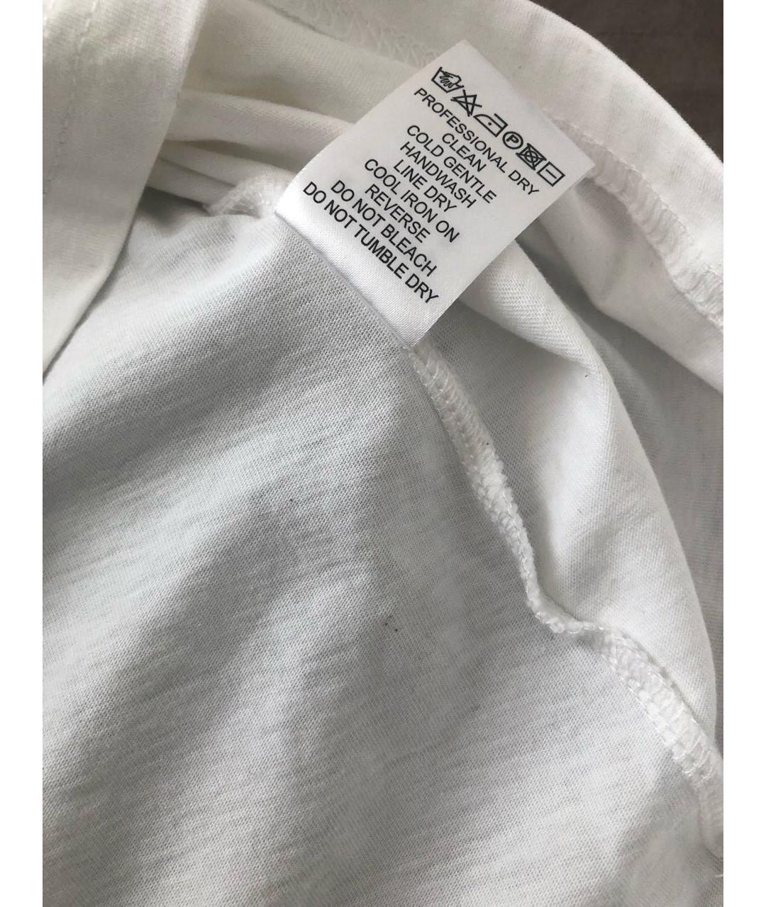 MARKUS LUPFER Белая хлопковая футболка, фото 5