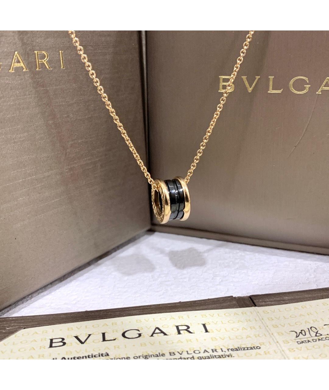 BVLGARI Золотое колье из розового золота, фото 3