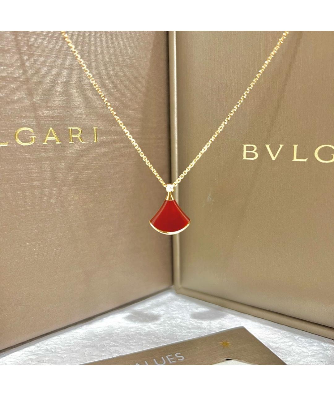 BVLGARI Золотое колье из розового золота, фото 5