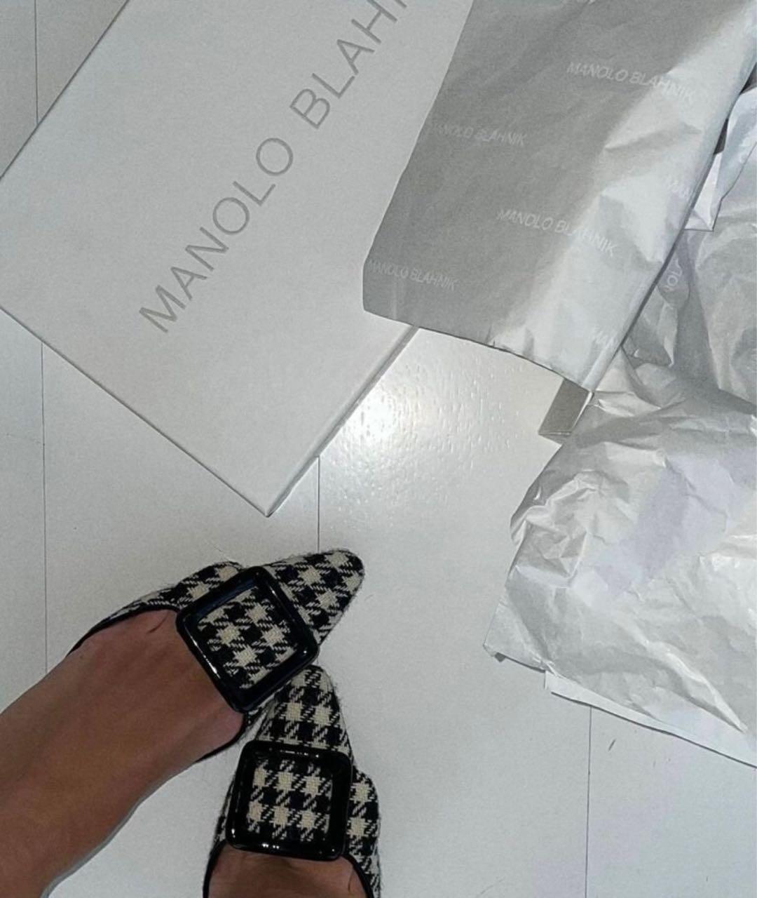 MANOLO BLAHNIK Серые туфли, фото 5