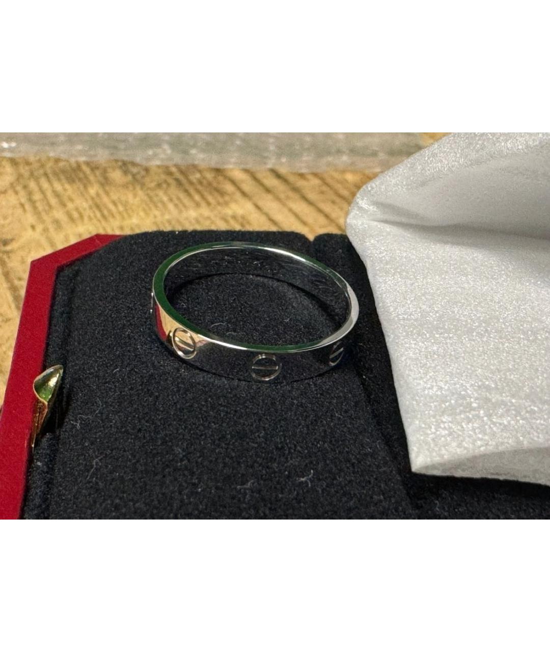 CARTIER Горчичное кольцо из белого золота, фото 2