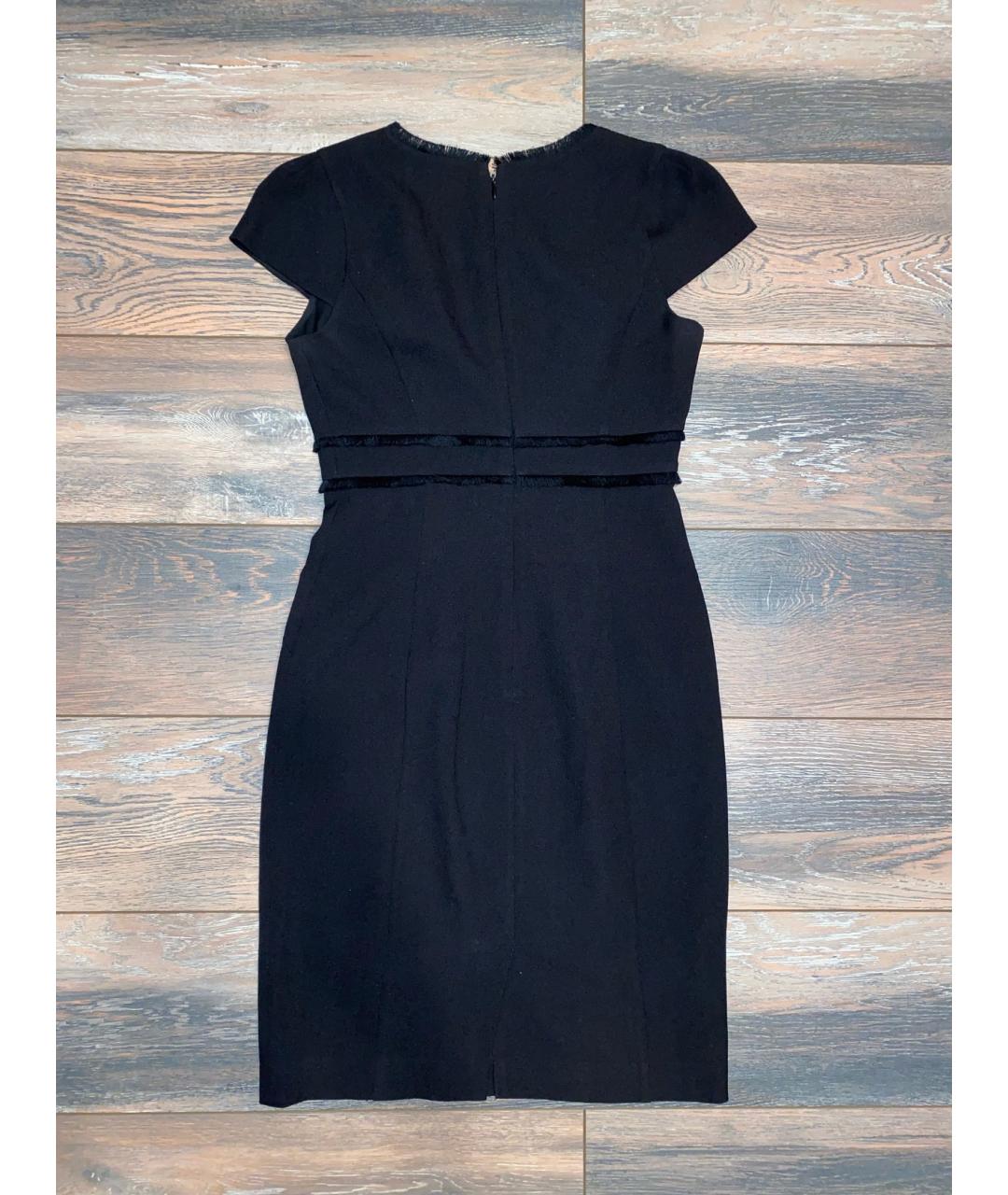 KARL LAGERFELD Черное полиэстеровое повседневное платье, фото 3