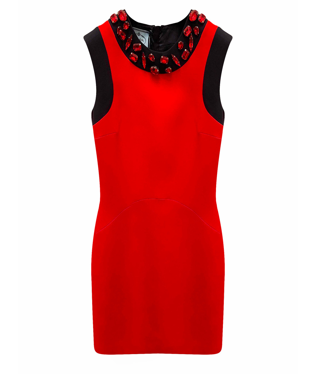 PRADA Красное коктейльное платье, фото 1