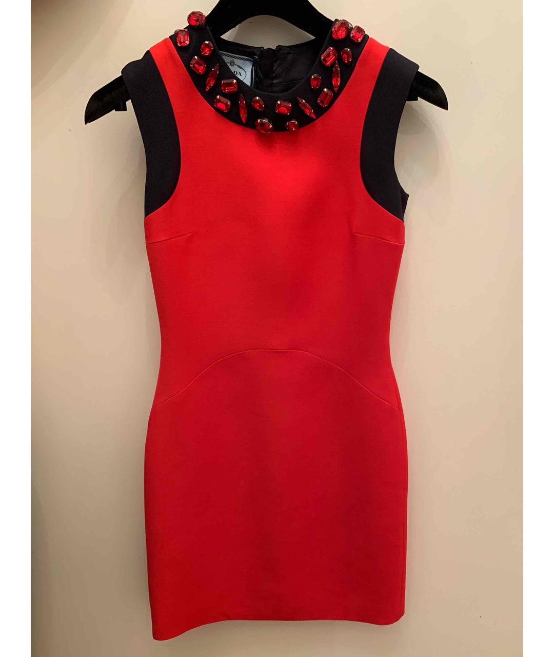 PRADA Красное коктейльное платье, фото 5