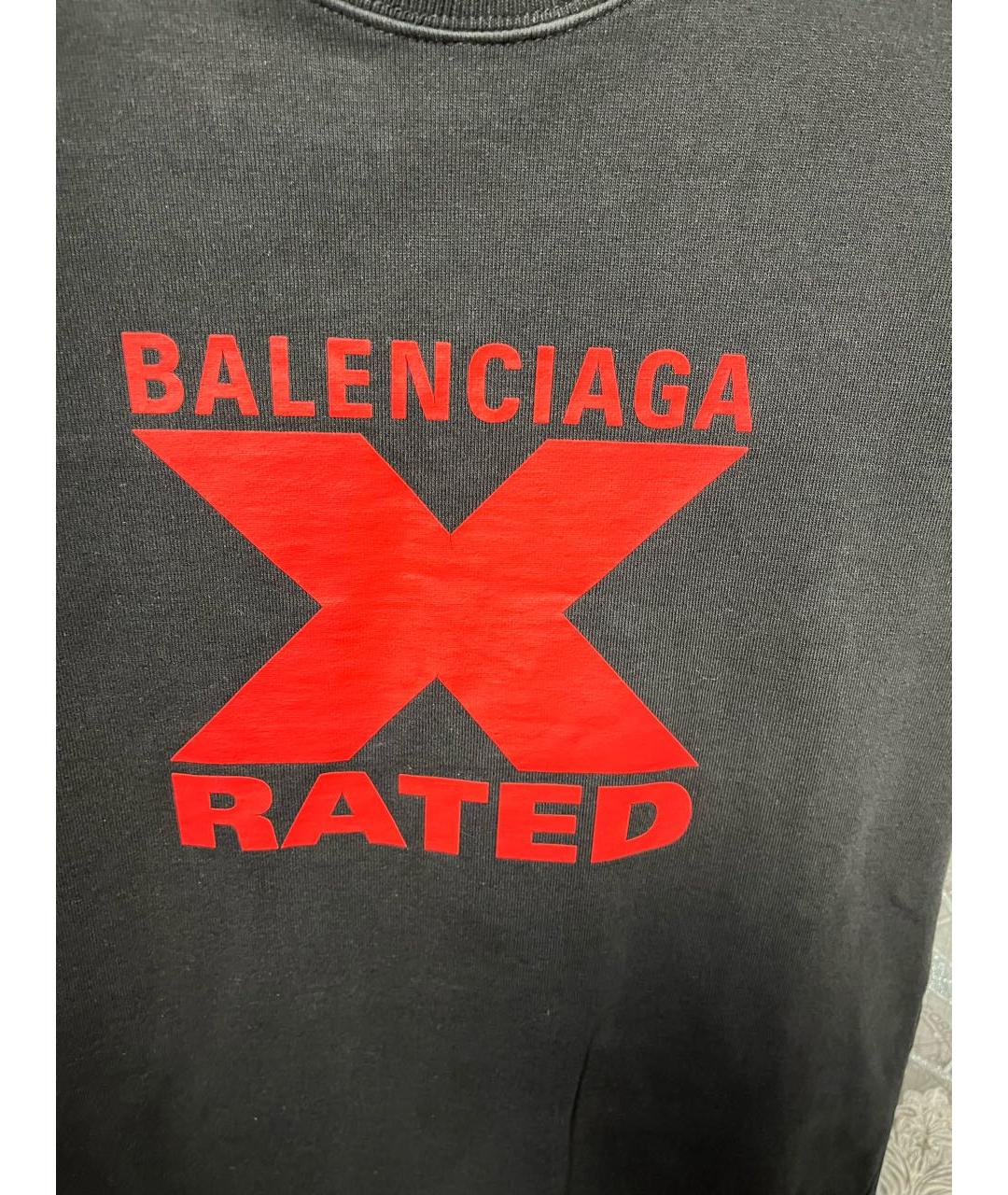 BALENCIAGA Черная футболка, фото 4