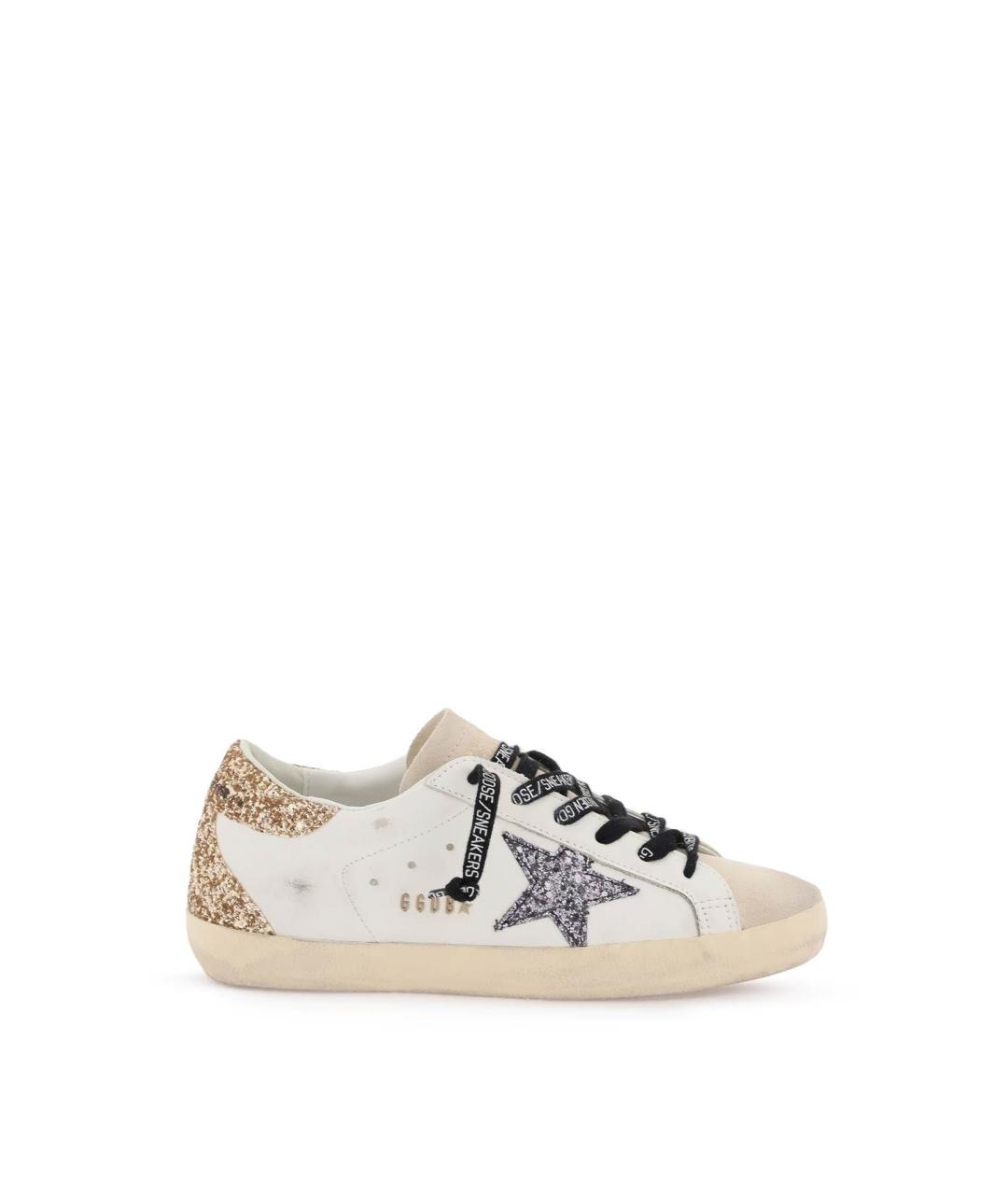 GOLDEN GOOSE DELUXE BRAND Белые кожаные кеды, фото 1