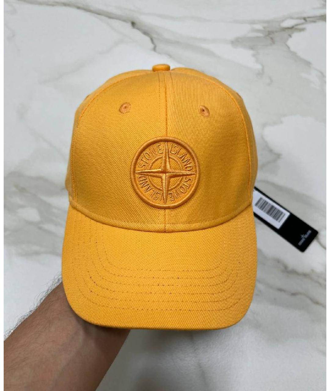 STONE ISLAND Оранжевая кепка/бейсболка, фото 8