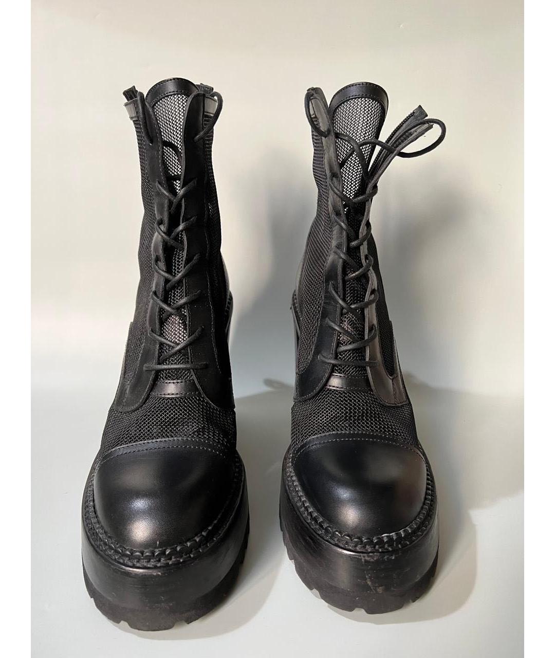 PREMIATA Черные кожаные ботинки, фото 2