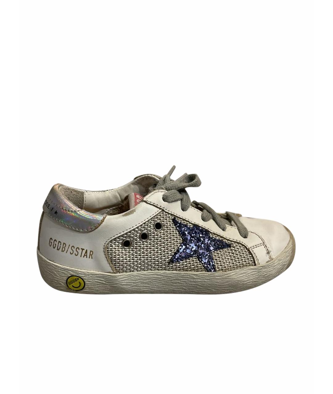 GOLDEN GOOSE DELUXE BRAND Белые кожаные кеды, фото 1