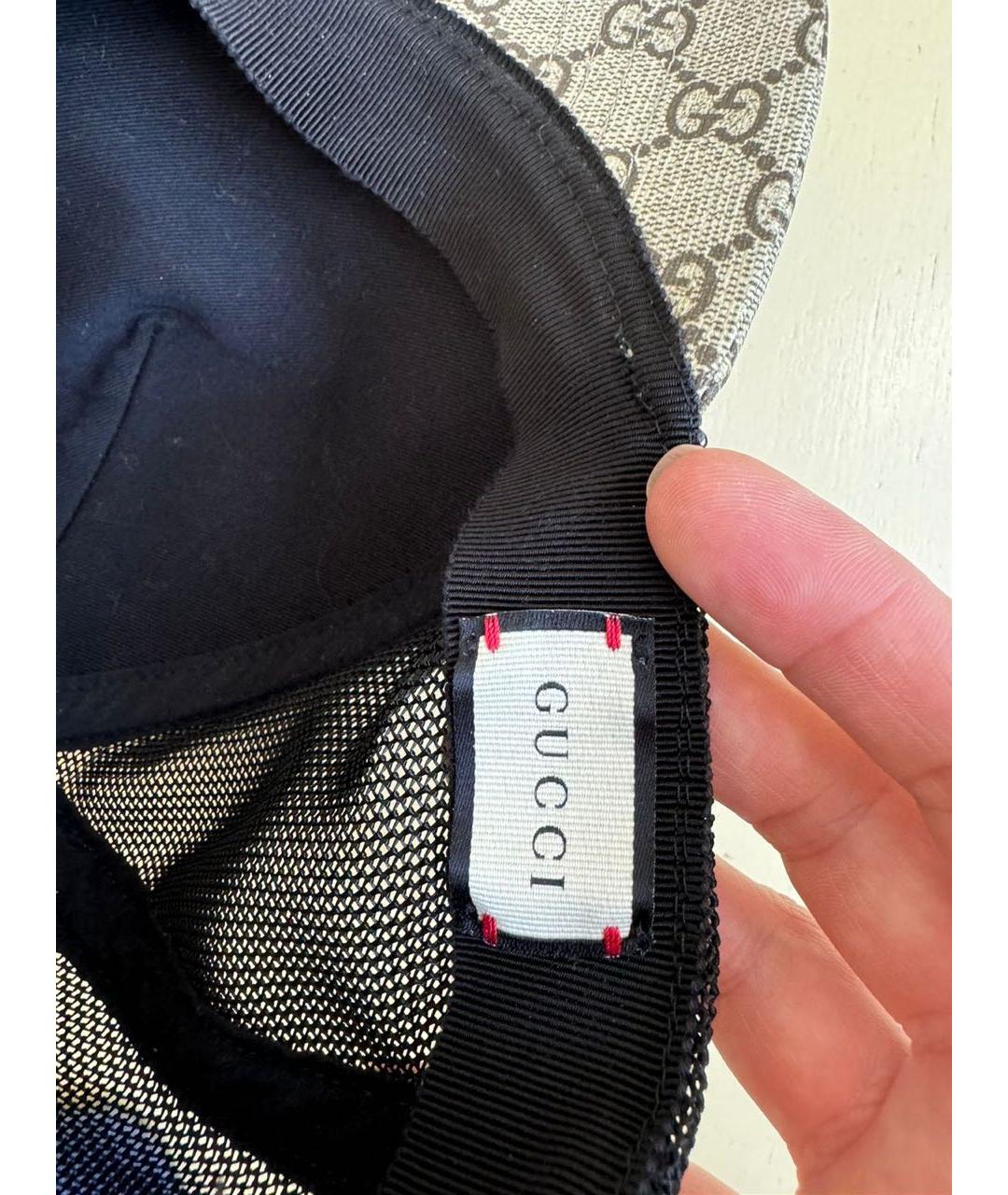 GUCCI Бежевая кепка, фото 3