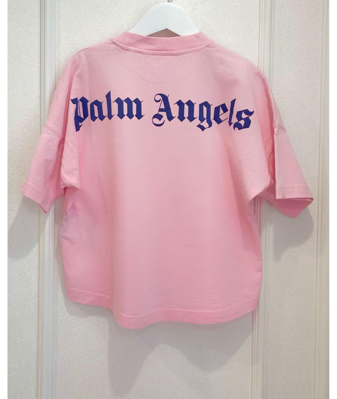 PALM ANGELS Розовый хлопковый детская футболка / топ, фото 4