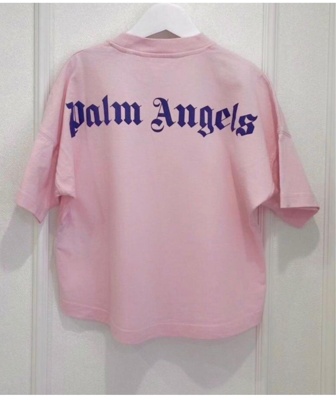PALM ANGELS Розовый хлопковый детская футболка / топ, фото 5