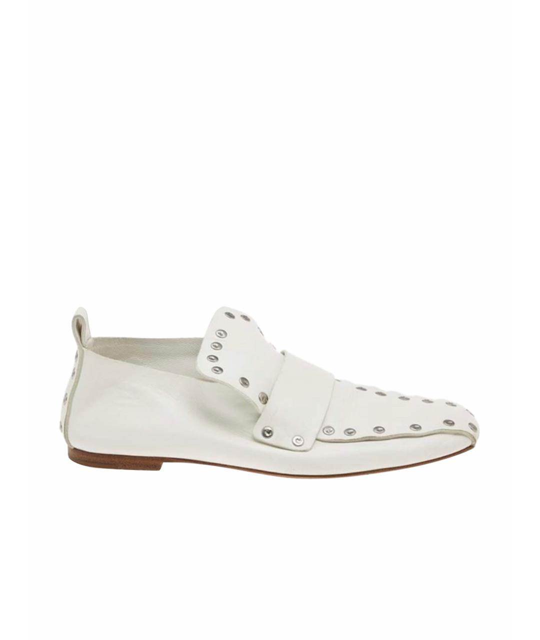 CELINE Белые кожаные туфли, фото 1