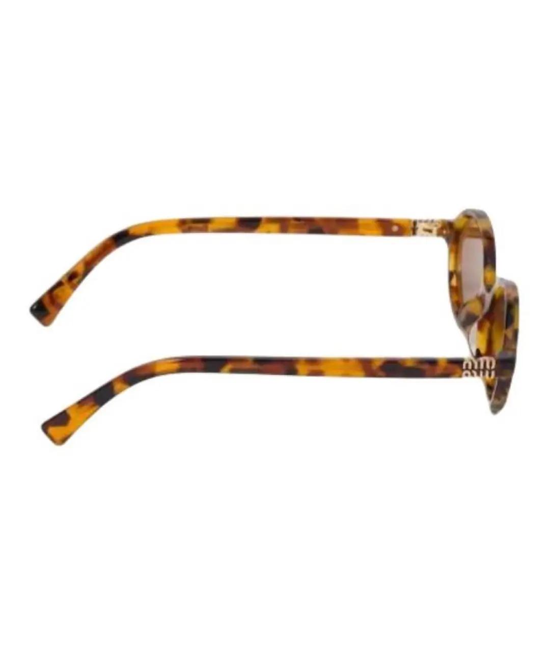 MIU MIU Пластиковые солнцезащитные очки, фото 3