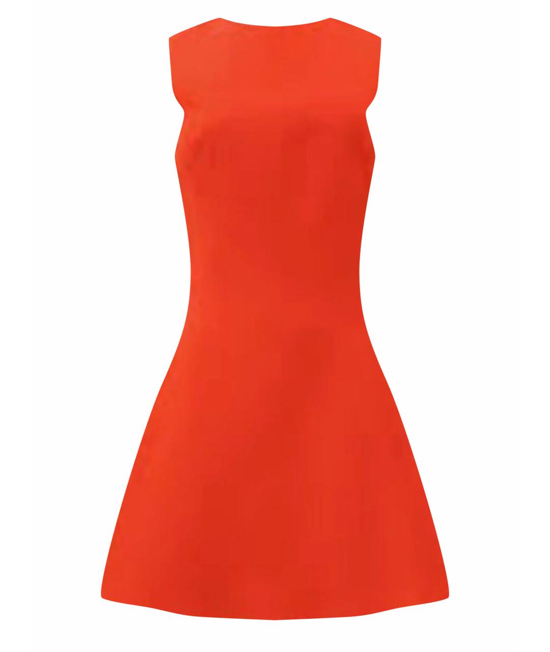 VICTORIA BECKHAM Оранжевое повседневное платье, фото 1