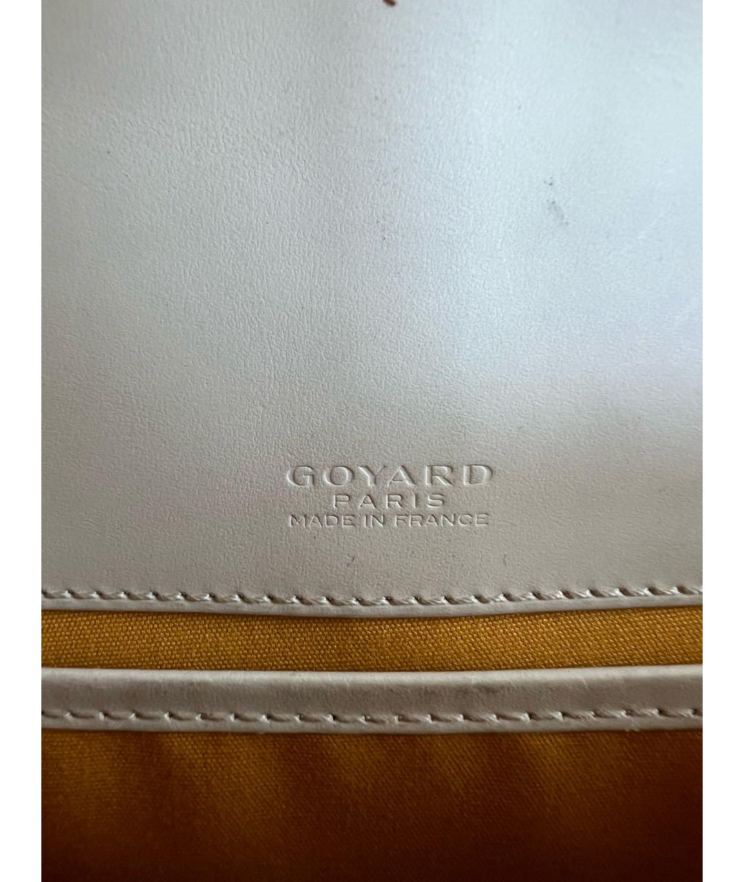 GOYARD Белая сумка на плечо, фото 4